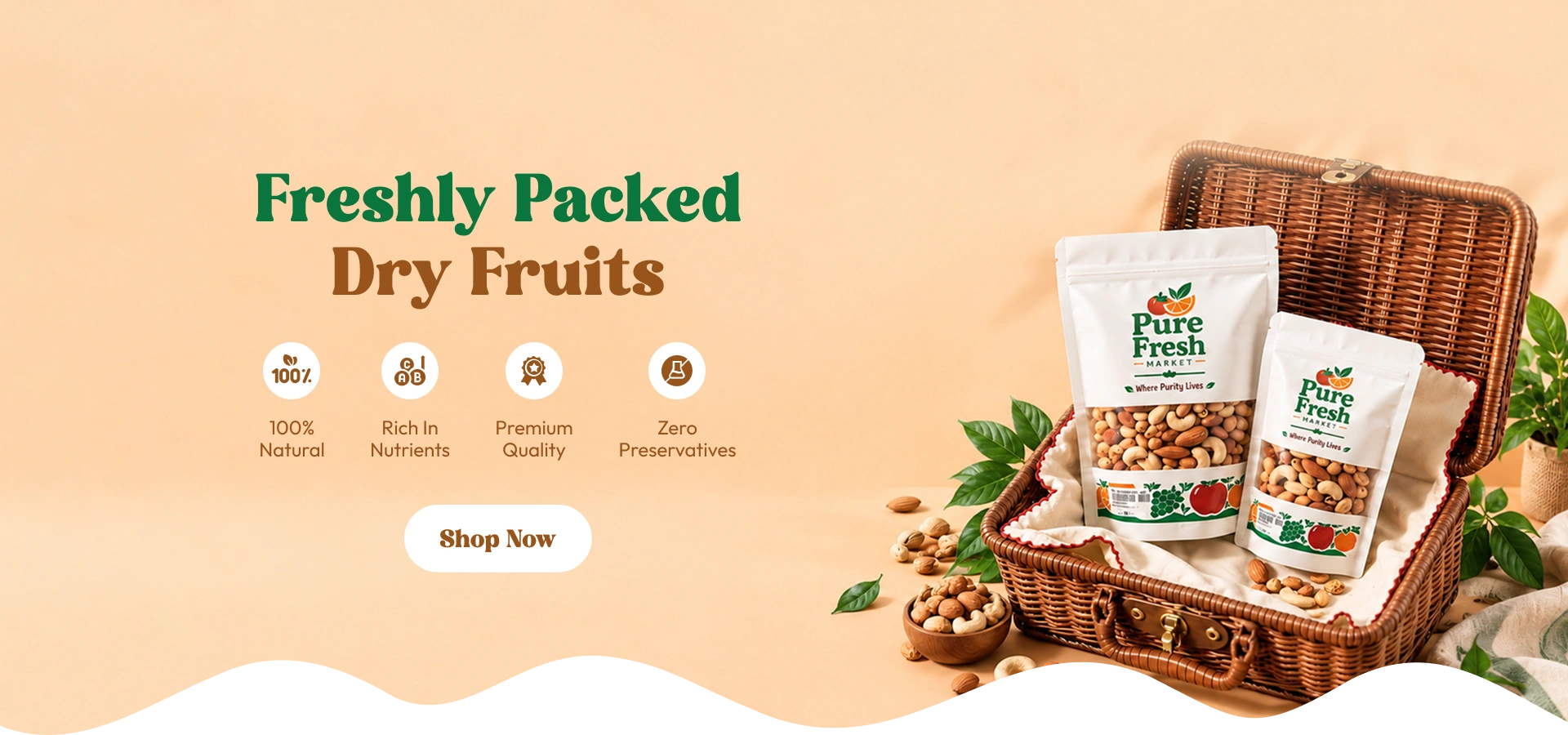 Freshly Packed Dry Fruits
