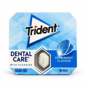 Trident Dental Care With Fluoride Pepperm
